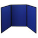 ShowIt Three-Panel Display System with Black PVC Frame