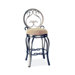 30" Swivel Memory Return Bar Stool with Curved Legs
