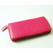 On the Go Pebble Grain Large Zip Around Wallet