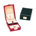Ladies Classic Lizard Covered Jewelry Box in Red