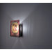 FN1 Wall Sconce with Single Magic Art Glass Panel and Partial Side Diffuser