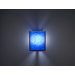 FN2 Wall Sconce with Textured Cast Glass Panel and Full Side Diffuser