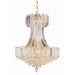 Back To Basics 8 Light Dynasty Acrylic Chandelier