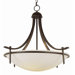 Contemporary 3 Light Inverted Pendant