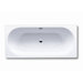 Klassikduo 74.8" x 35.4" Rectangular Bath Tub in White