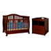 Athena Spring Crib with 2-Drawer Changer Dresser