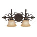 Jefferson  Vanity Light in Etruscan Bronze