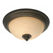 Heartwood 2 Lights Flush Mount