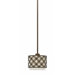 Orion 1 Light Mini Drum Foyer Pendant