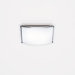 Vision Single Light Flush Mount in Chrome and Painted Aluminum