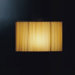 Blissy Wall Sconce with Amber Pleated Shade
