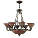 Avila Traditional Chandelier in Antique Brass