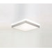 Linea One Light Flush Mount in Black Satin Aluminum