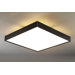 Linea Flush Mount in Black Satin Aluminum
