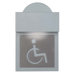 Mini Signal Handicap Wall Light in Metallic Gray