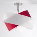 Tourbillon One Light Semi Flush Mount  /  Wall Sconce in Nickel