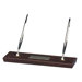 Ballpoint Pen/Pencil Set, Walnut Base, 10 Karat Gold Plated