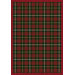 Whimsy Bit O' Scotch Tartan Green Rug