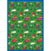 Just for Kids Bookworm Spanish Green Kids Rug