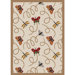 Nature Beige Wing Dings Novelty Rug