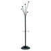 Festival Coat Tree, Five Knobs, Black