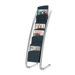 Literature Display Stand,6 Cmpmnts,19"x18-1/2"x46",BK/CE