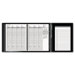 Mid-Sized Weekly Appointment Book Plus, 6-7/8 x 8-3/4, Black, 2013