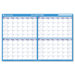 90-/120-Day Format Reversible/Erasable Undated Wall Planner, 36 x 24, 2013