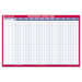Reversible/Erasable 12-Month Vacation Planner, 36 x 24, White                                                                