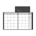 Monthly Desk Appointment Book, 13 Months, Jan/Jan 2013, 9"x11", Black, 2013