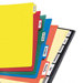 Plastic Index Dividers, White Self-Stick Labels (8 Tabs, 1 Set/Pack)