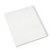 Allstate-Style Legal Side Tab Dividers, 25-Tab, 201-225, Letter, White, 25                                                   