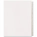 Index Dividers, Side Tab, 8-1/2"x11", White