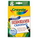 Dry Erase Crayons, Assorted, 8 per Pack