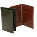 Hand Stained Italian Leather Business Card Caddy Wallet