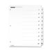 One Step Index System, Numbered 1-10, 10 Tabs, Clear