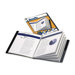 Presentation Book, 6 Pockets, 11"x8-1/2", Black