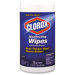 Disinfectant Wipes, Cloth, Lavender, 75 Wipes/Canister
