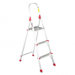 Louisville #566 Three Foot Folding Aluminum Euro Platform Ladder