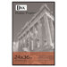 Coloredge Poster Frame w/Plexiglas Window, 24 x 36, Clear Face/Black Border                                                  