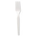 Plastic Cutlery, Heavy Mediumweight Forks, 1000/Carton