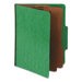 Pressguard Classification Folders, Letter, Six-Section, 10/Box