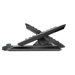 Independent Movement Foot Support, Massage Bumps, 4 3/8 x 16 1/4 x 16 1/4, Black                                             