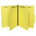 Top-Tab Six-Part Folder, 1" Expansion, Letter-Size, Yellow