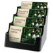 Recycled Business Card Holder, Holds 150, Four-Pocket