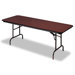 Premium Wood Laminate Folding Table, Rectangular, 72W X 30D X 29H