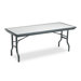 Indestructable Resin Rectangular Folding Table, 72W X 30D X 29H