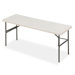 Indestructable Too 1200 Series Resin Folding Table, 72W X 24D X 29H