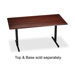 T-Base, For Rectangular Table, 28"H, Black