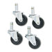 Standard Casters, 75 Lbs./Caster (Set of 4)